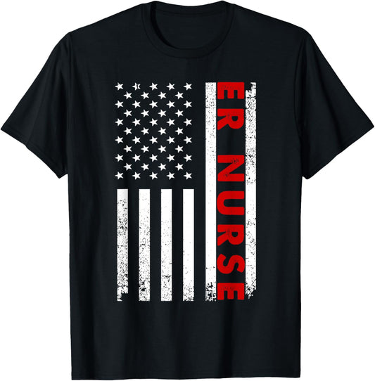 Cool ER Nurse Women Hospital Emergency Room Nurse T-Shirt - T-Shirt | Black