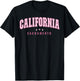 Sacramento California Preppy T-Shirt - T-Shirt | Black