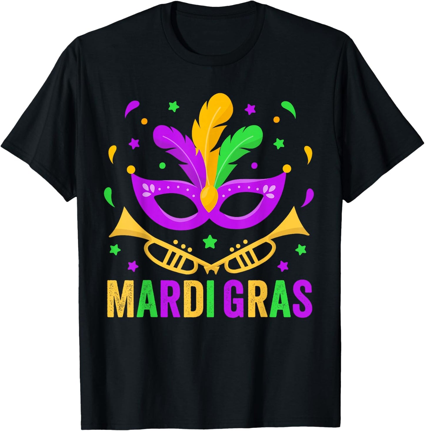 Mardi Gras 2025 Women Mardi Gras Shirt Kids T-Shirt - T-Shirt | Black