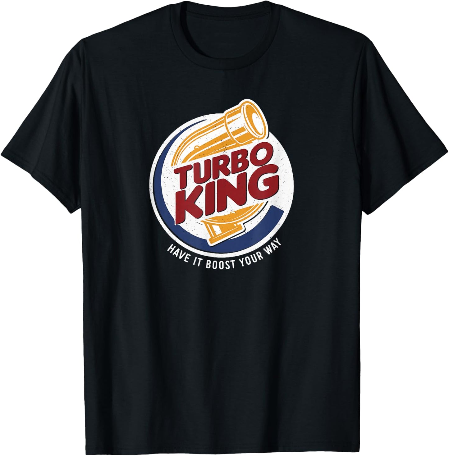Vintage Turbo King - Drag Racing T-Shirt - T-Shirt | Black