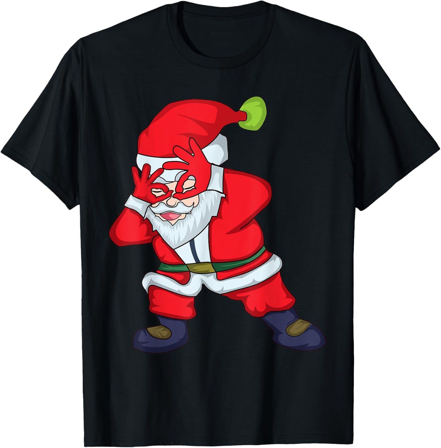 Christmas Santa Claus Griddy Dance T-Shirt - T-Shirt | Black