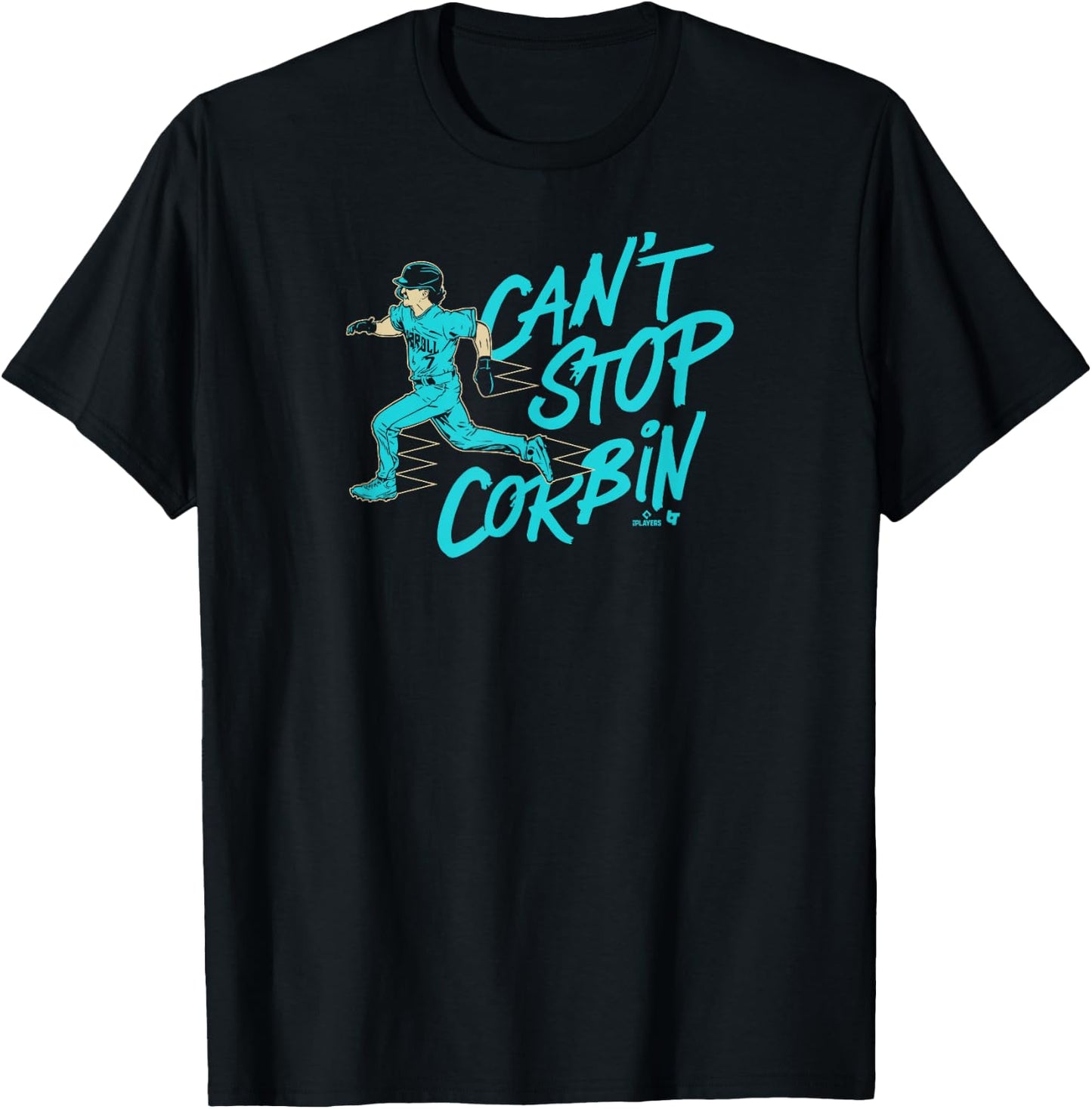 Can't Stop Corbin Carroll - Arizona Baseball T-Shirt - T-Shirt | Black