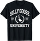 Funny Shirts Women, Vintage Silly Goose University T-Shirt - T-Shirt | Black