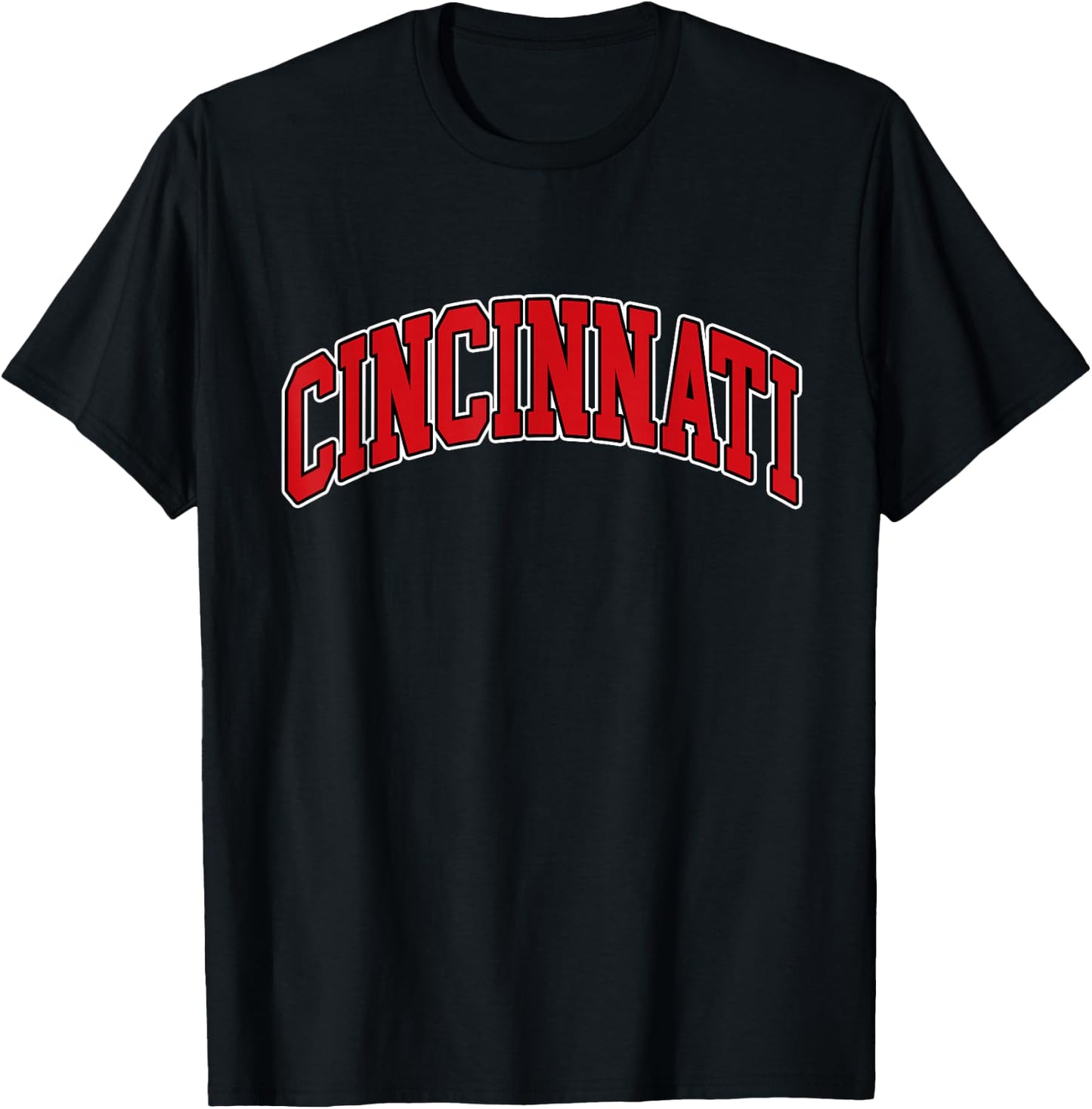 Cincinnati - Hometown Pride - Throwback Design - Classic T-Shirt - T-Shirt | Black