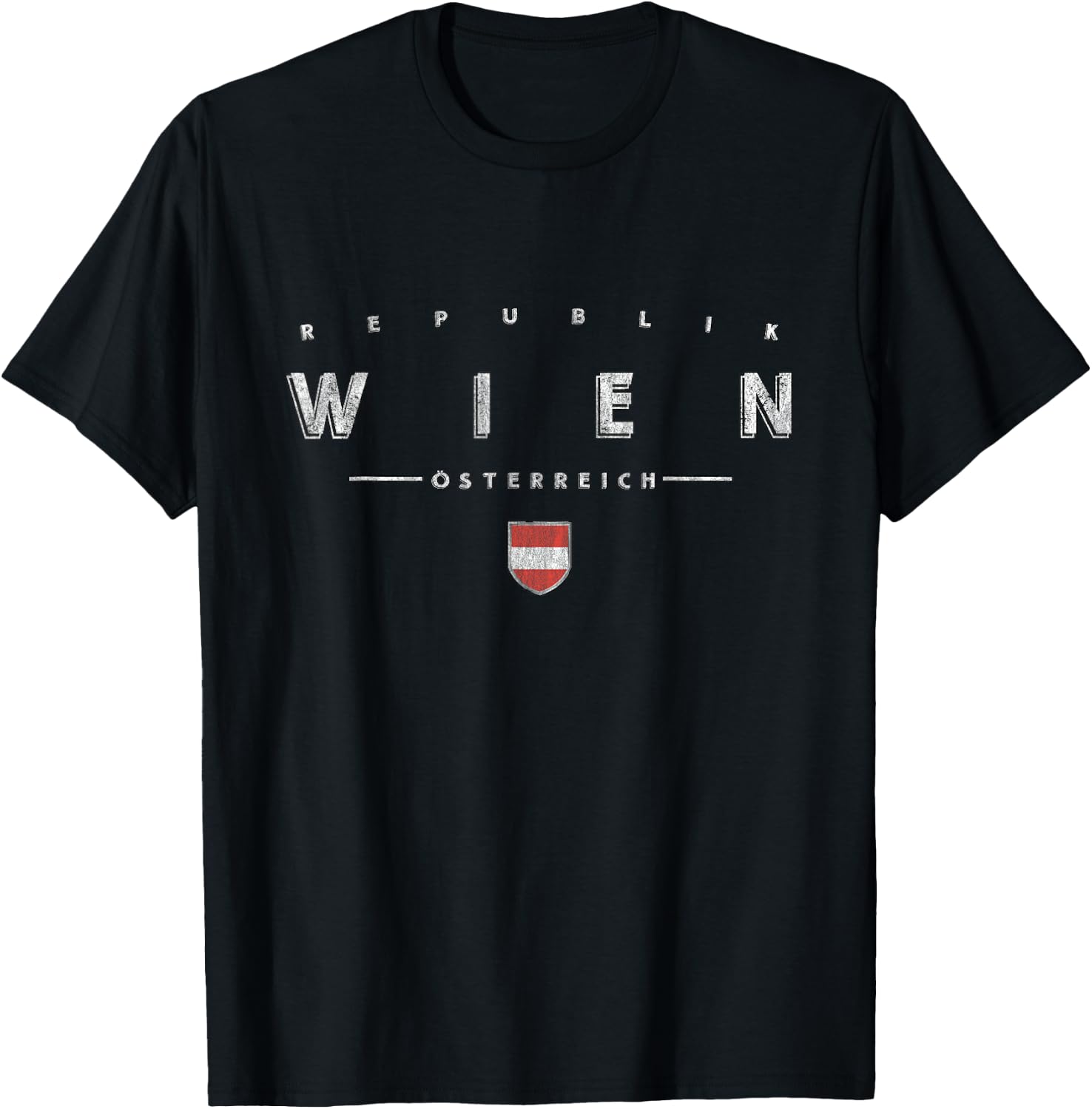 Wien Österreich Logo - Vienna Austria T-Shirt - T-Shirt | Black