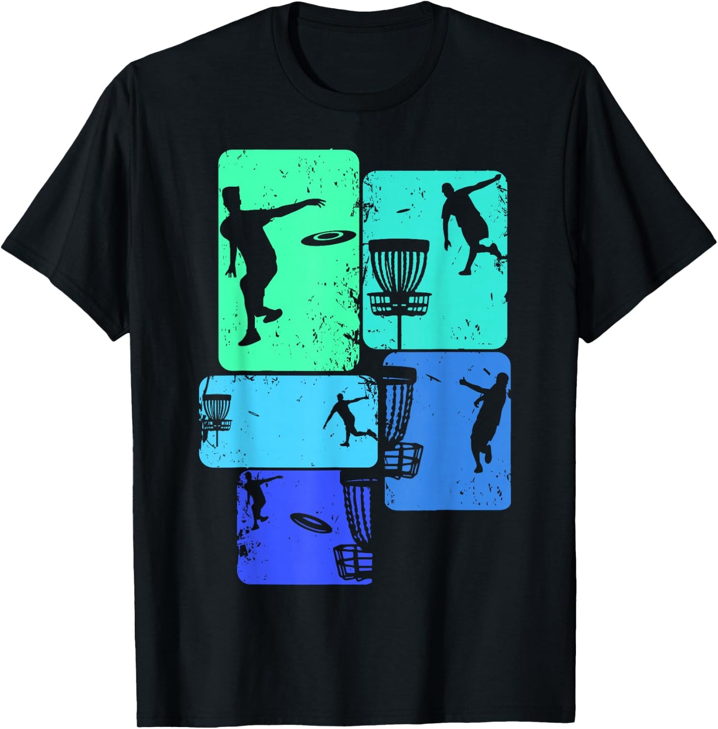 Cool Disc Golf Designs & Gift Ideas Men Boys Kids Disc Golf Black Small T-Shirt - T-Shirt | Black