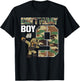 9 Year Old Boy Military Army 9th Birthday Boy Matching T-Shirt - T-Shirt | Black