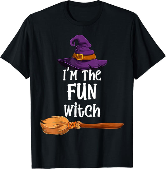 I'm the Fun Witch Halloween Matching Group Costume T-Shirt - T-Shirt | Black