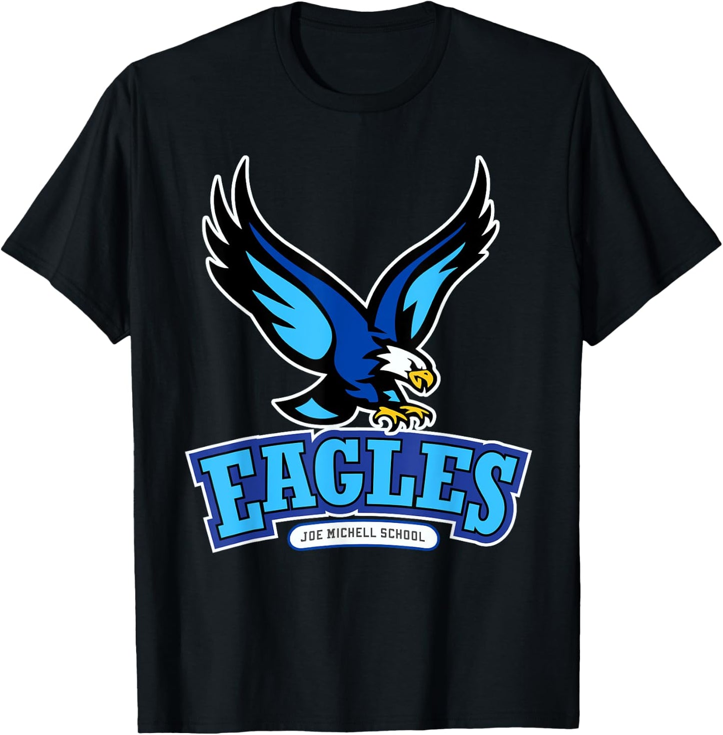 Joe Michell School Eagles Logo 2022 T-Shirt - T-Shirt | Black