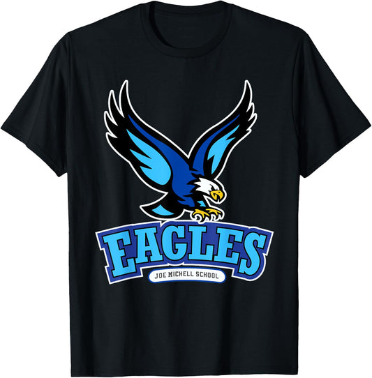 Joe Michell School Eagles Logo 2022 T-Shirt - T-Shirt | Black