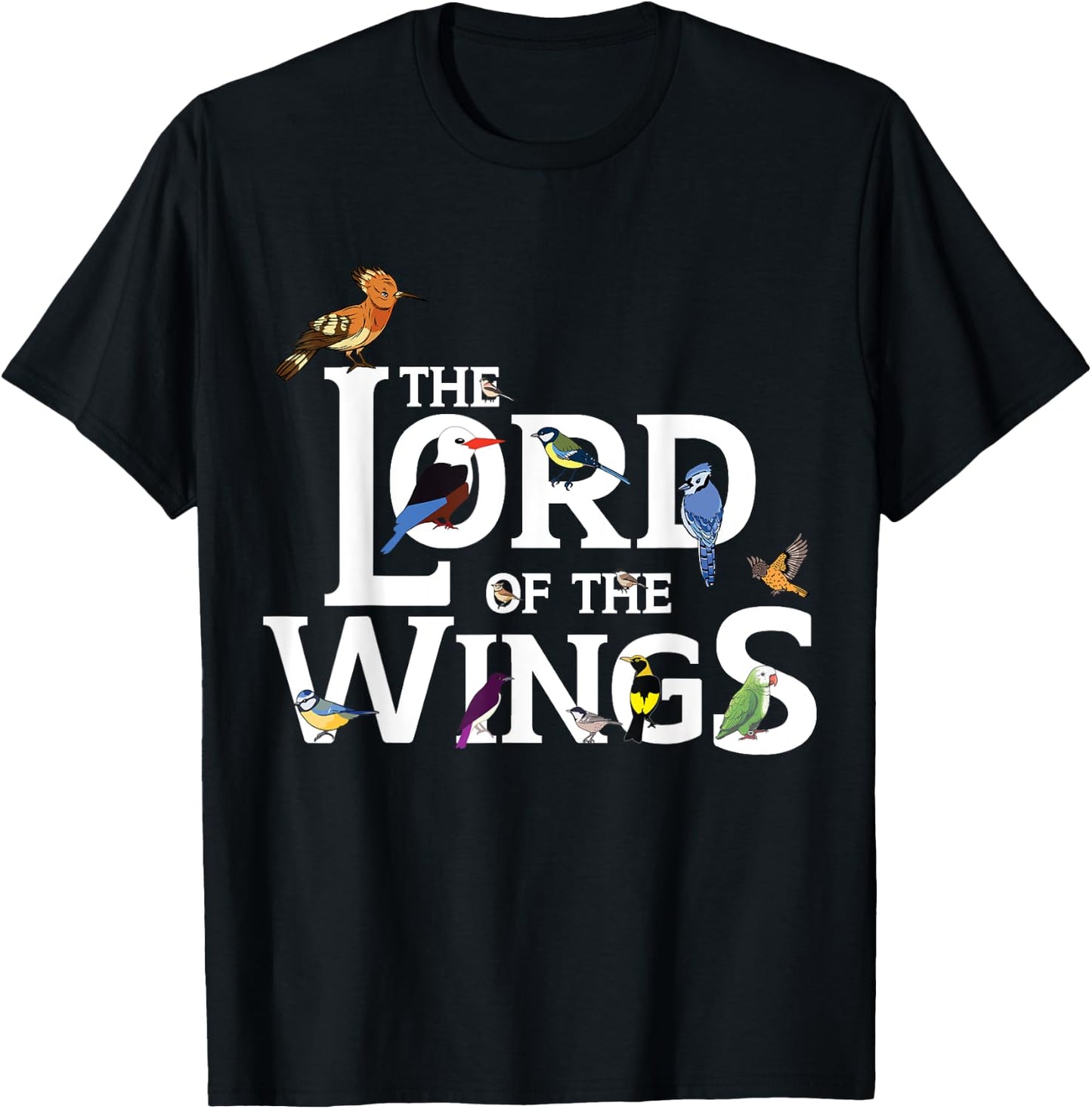 Bird Watching Ornithologist Birding T-Shirt - T-Shirt | Black