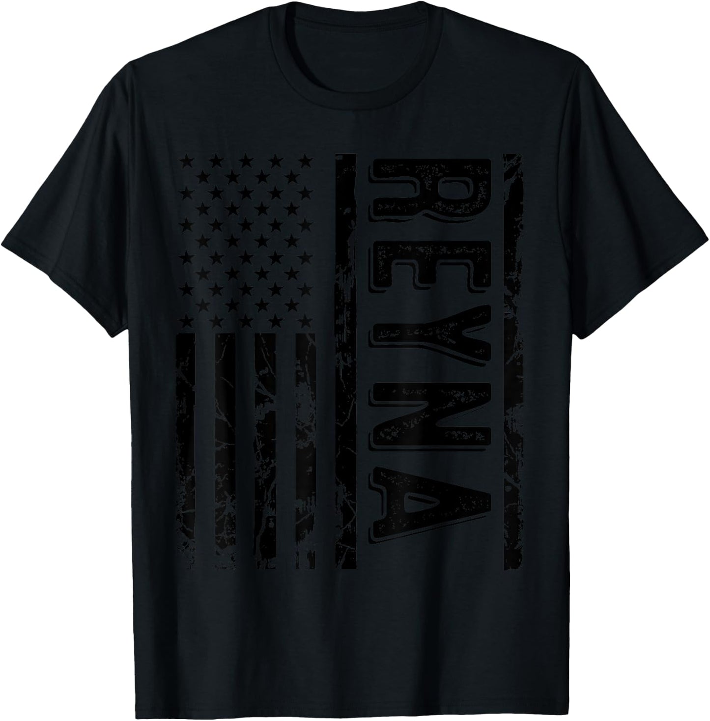 Reyna Last Name Funny Surname Team Reyna Family Reunion T-Shirt - T-Shirt | Black