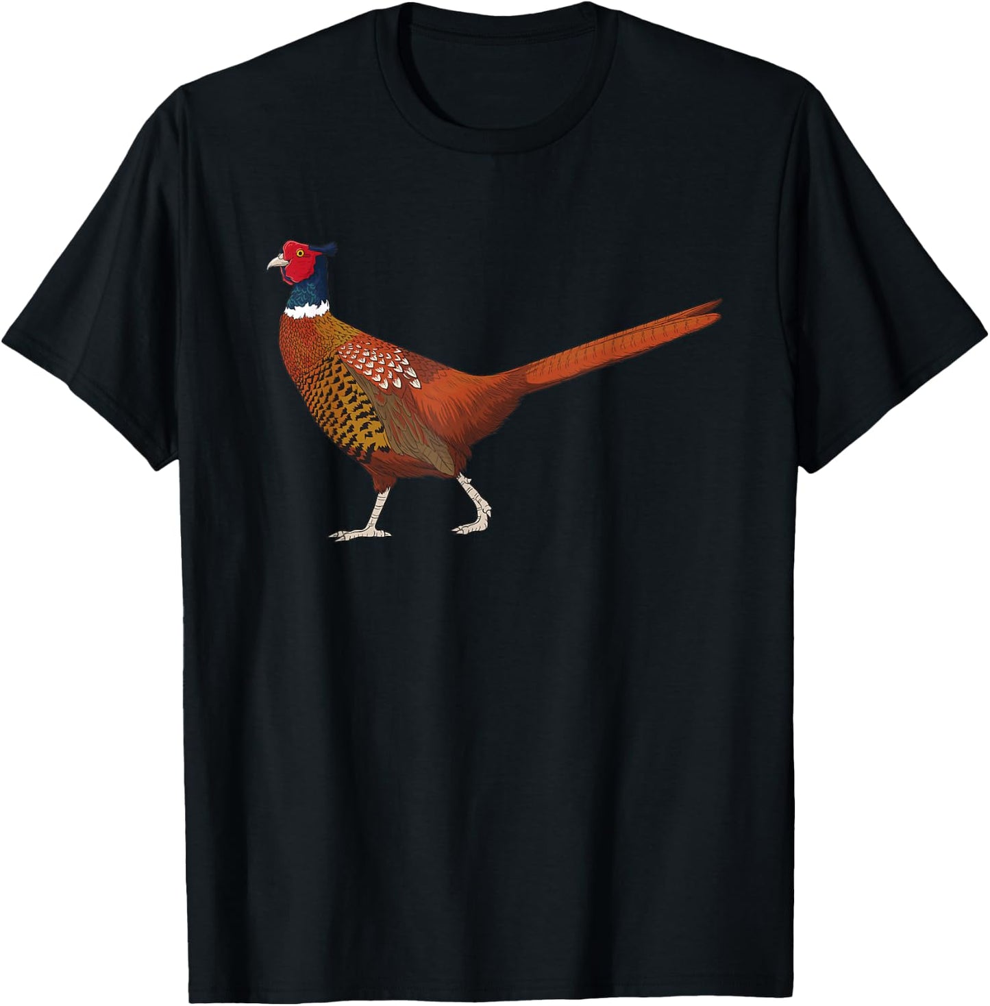 Pheasant Bird Hunter Hunt Chicken Bird T-Shirt - T-Shirt | Black