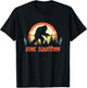 Gone Squatchin - Funny Vintage Bigfoot Hunter Sasquatch T-Shirt - T-Shirt | Black