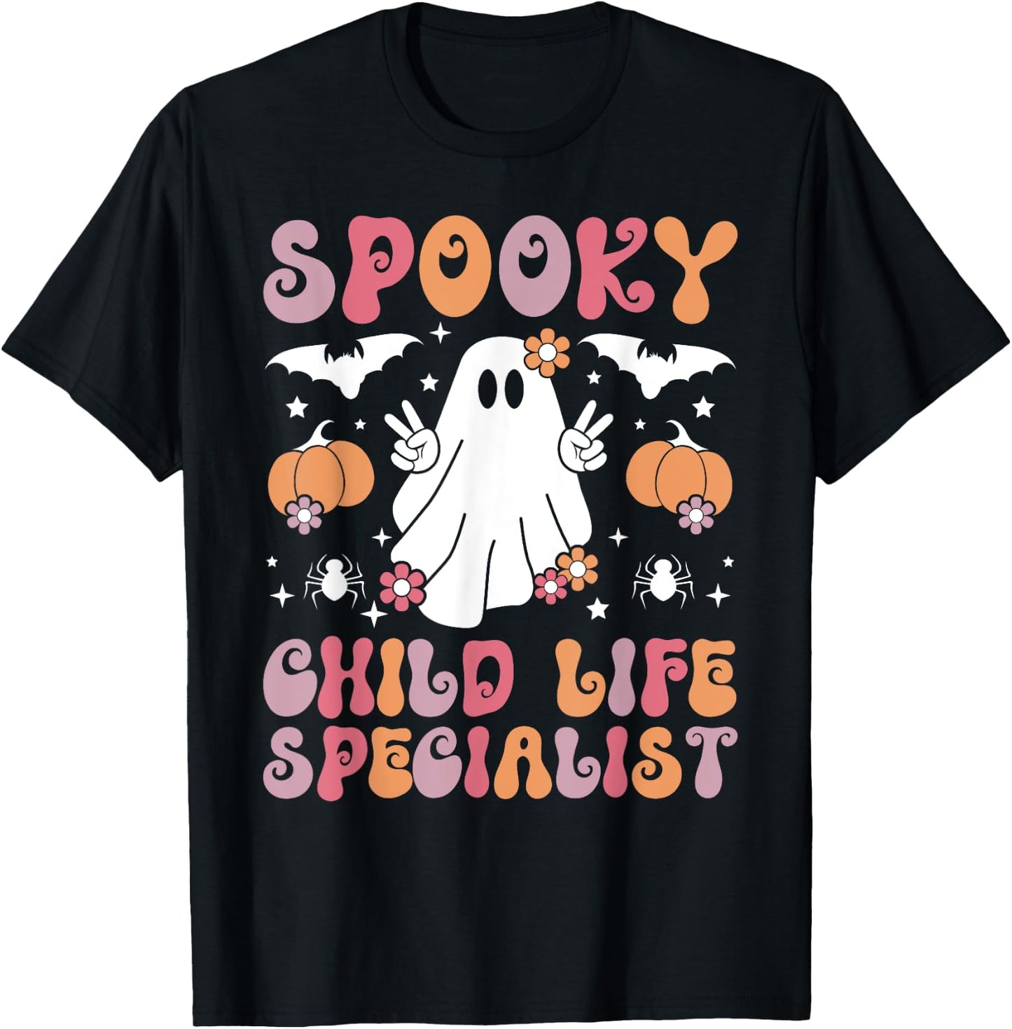 Spooky Child Life Specialist Halloween T-Shirt - T-Shirt | Black