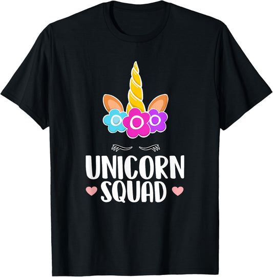 Unicorn Squad - Magical Fantasy Creature Legendary Being T-Shirt - T-Shirt | Black