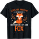 Foxes are Awesome Fox Lovers Kids T-Shirt - T-Shirt | Black