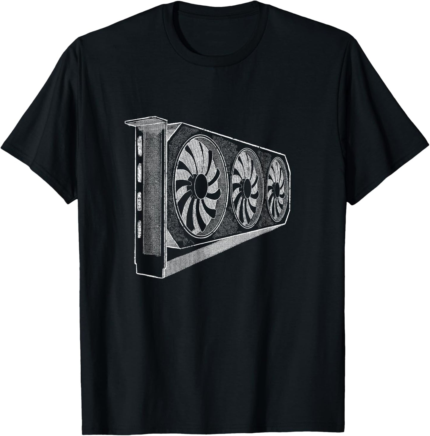 Gpu Card Machine Computer T-Shirt - T-Shirt | Black