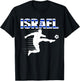 Israel Soccer Lovers Jersey - Support Israeli Football Team T-Shirt - T-Shirt | Black