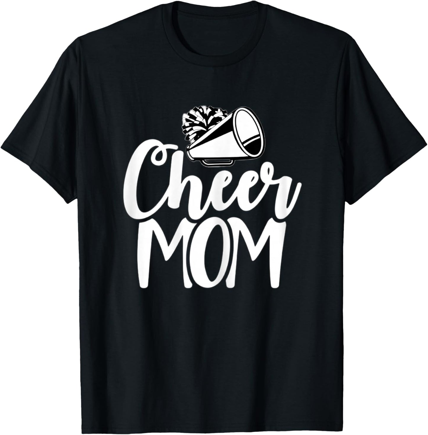 Cheer Mom Apparel | Cheer Mom Gift | Proud Cheer Mom T-Shirt - T-Shirt | Black