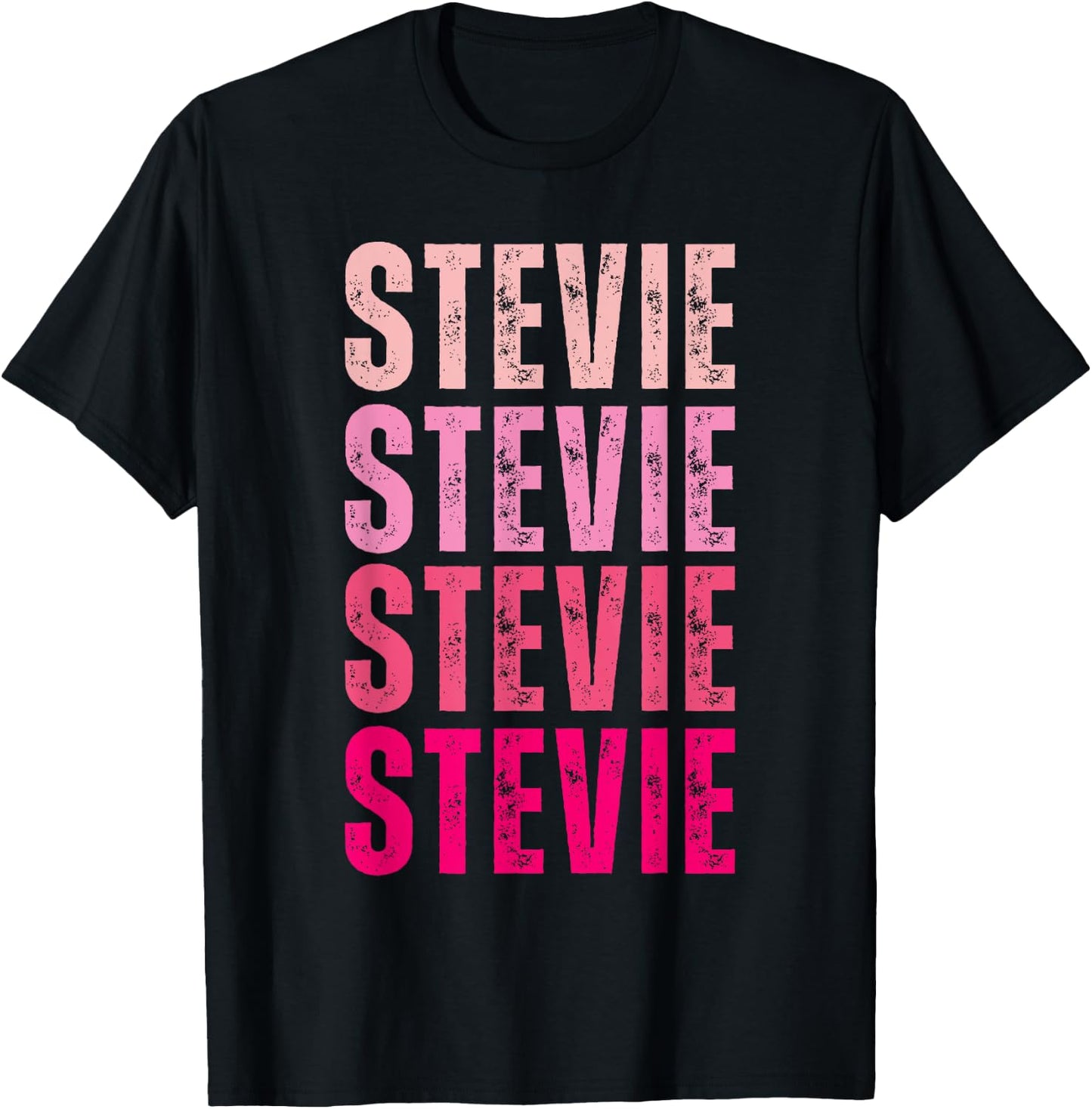 I Love Stevie First Name Funny Stevie T-Shirt - T-Shirt | Black