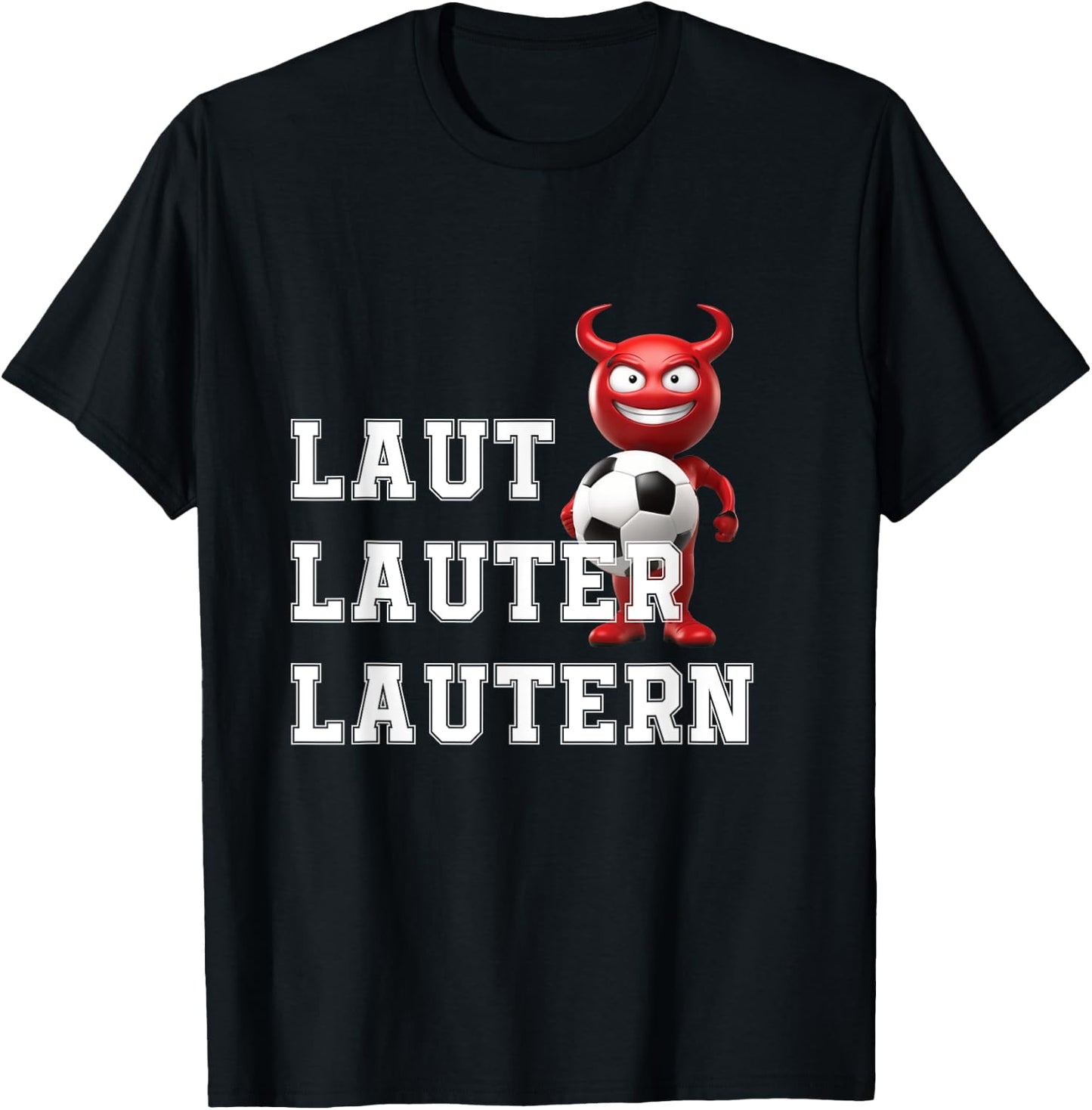 Lautre Lautern Kaiserslautern Fan Pfalz Pfälzer T-Shirt - T-Shirt | Black