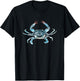 Blue Crab Portrait T-Shirt - T-Shirt | Black