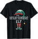Histology Technologist Elf Job Christmas T-Shirt - T-Shirt | Black