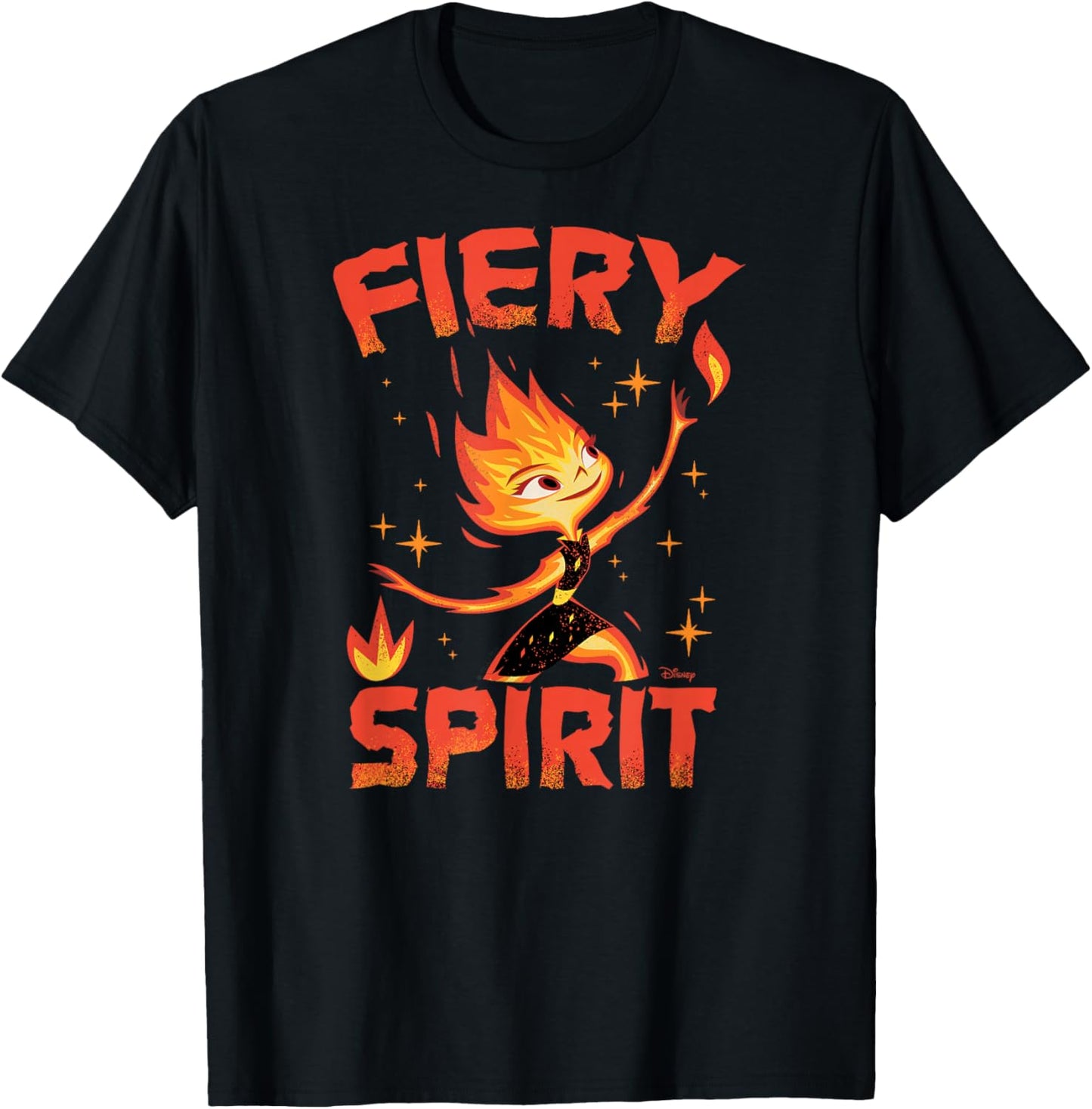 Elemental - Ember Fiery Spirit T-Shirt - T-Shirt | Black