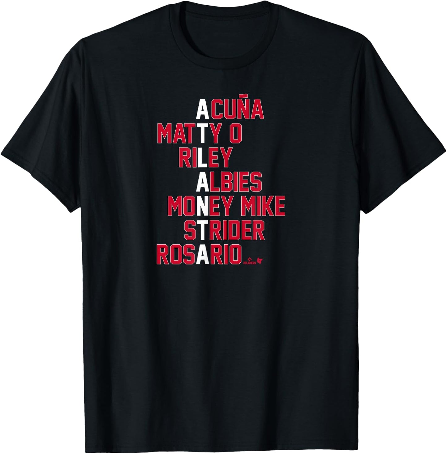 Atlanta Baseball Names - Atlanta Baseball T-Shirt - T-Shirt | Black