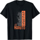 Naruto Classic Character Line Art T-Shirt - T-Shirt | Black