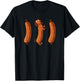 Funny Oktoberfest Shirt Men Women Dachshund Wurst Sausage T-Shirt - T-Shirt | Black