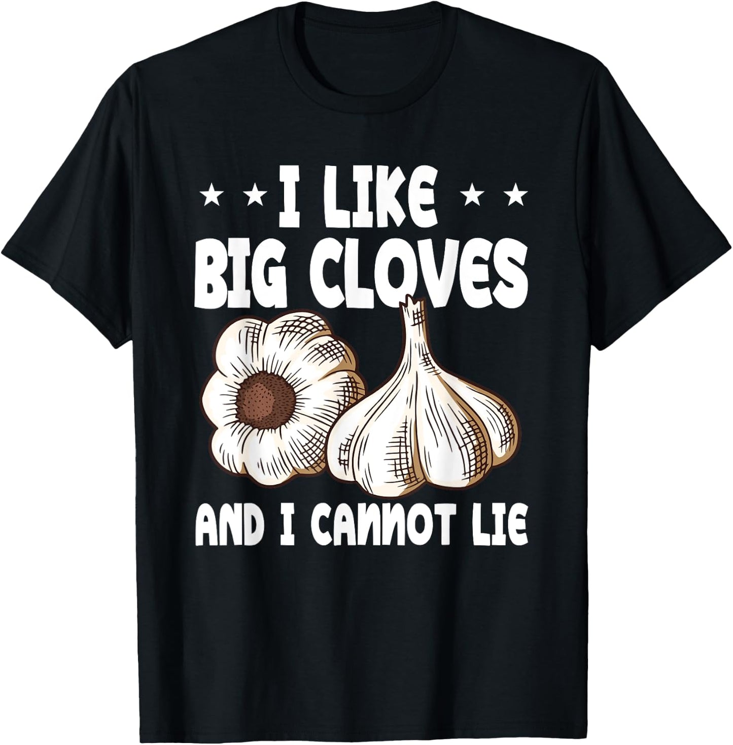 Funny Garlic Clove Lover Costume Love Spices T-Shirt - T-Shirt | Black