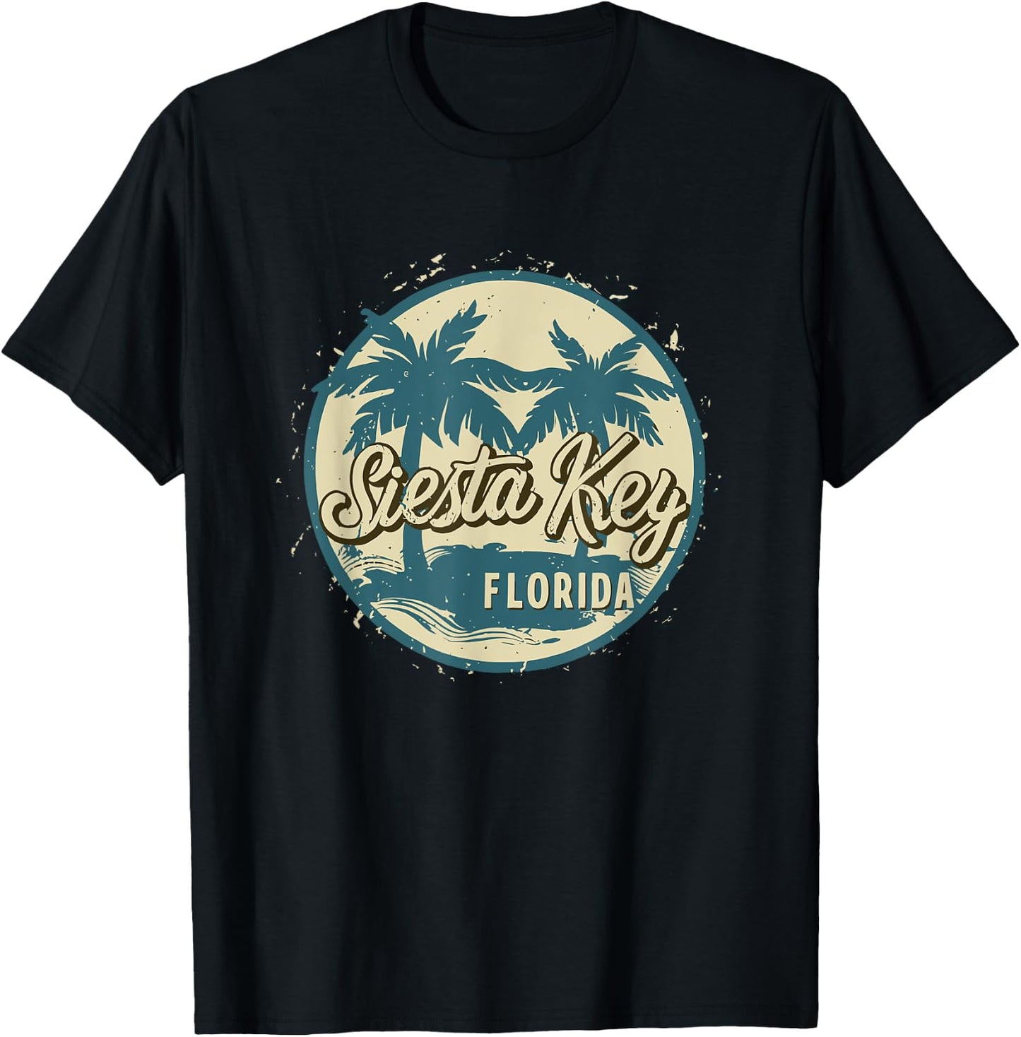 Siesta Key Florida T-Shirt - T-Shirt | Black