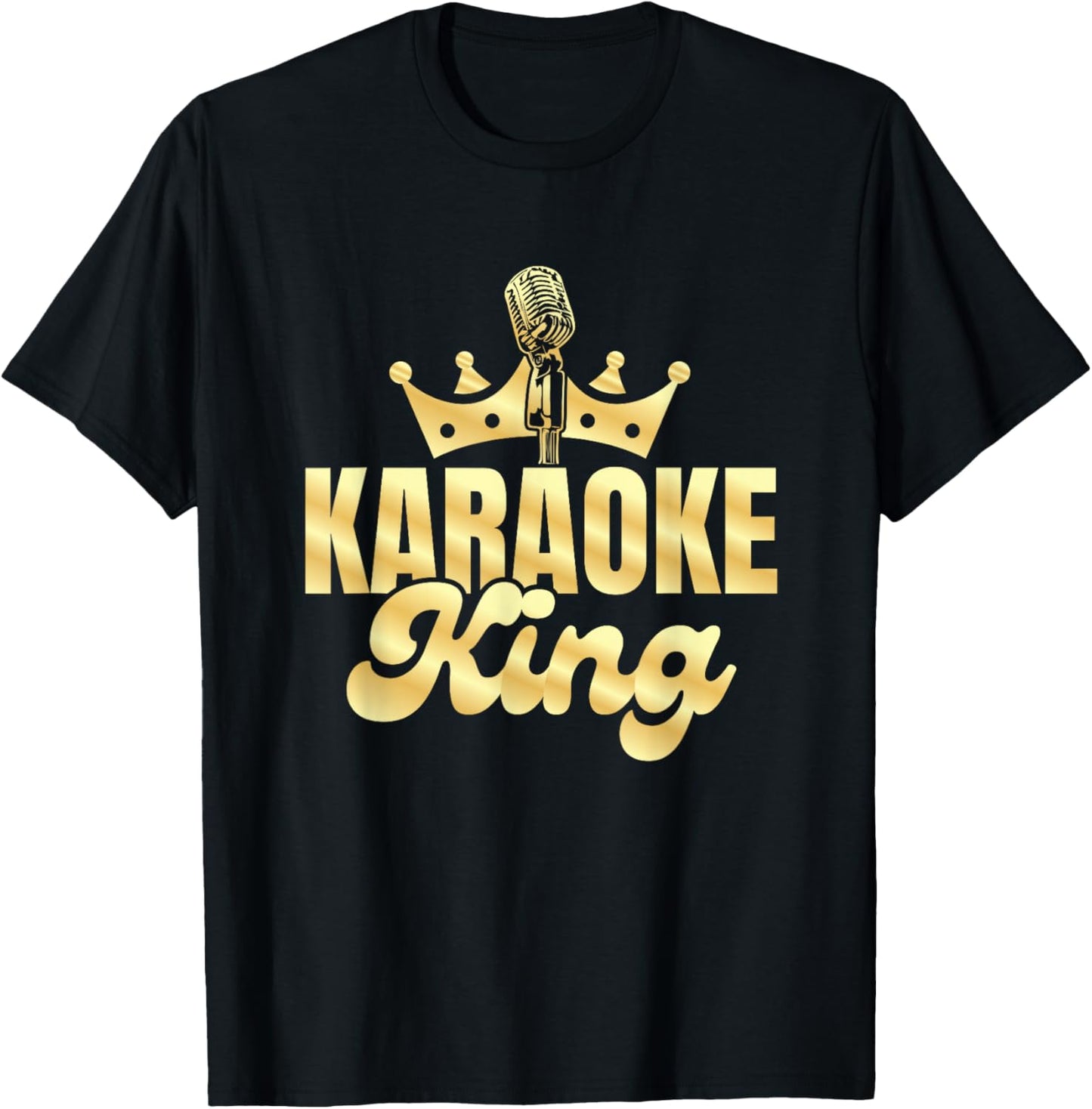 Karaoke King - Karaoke Game Singing Expert Karaoke Night T-Shirt - T-Shirt | Black