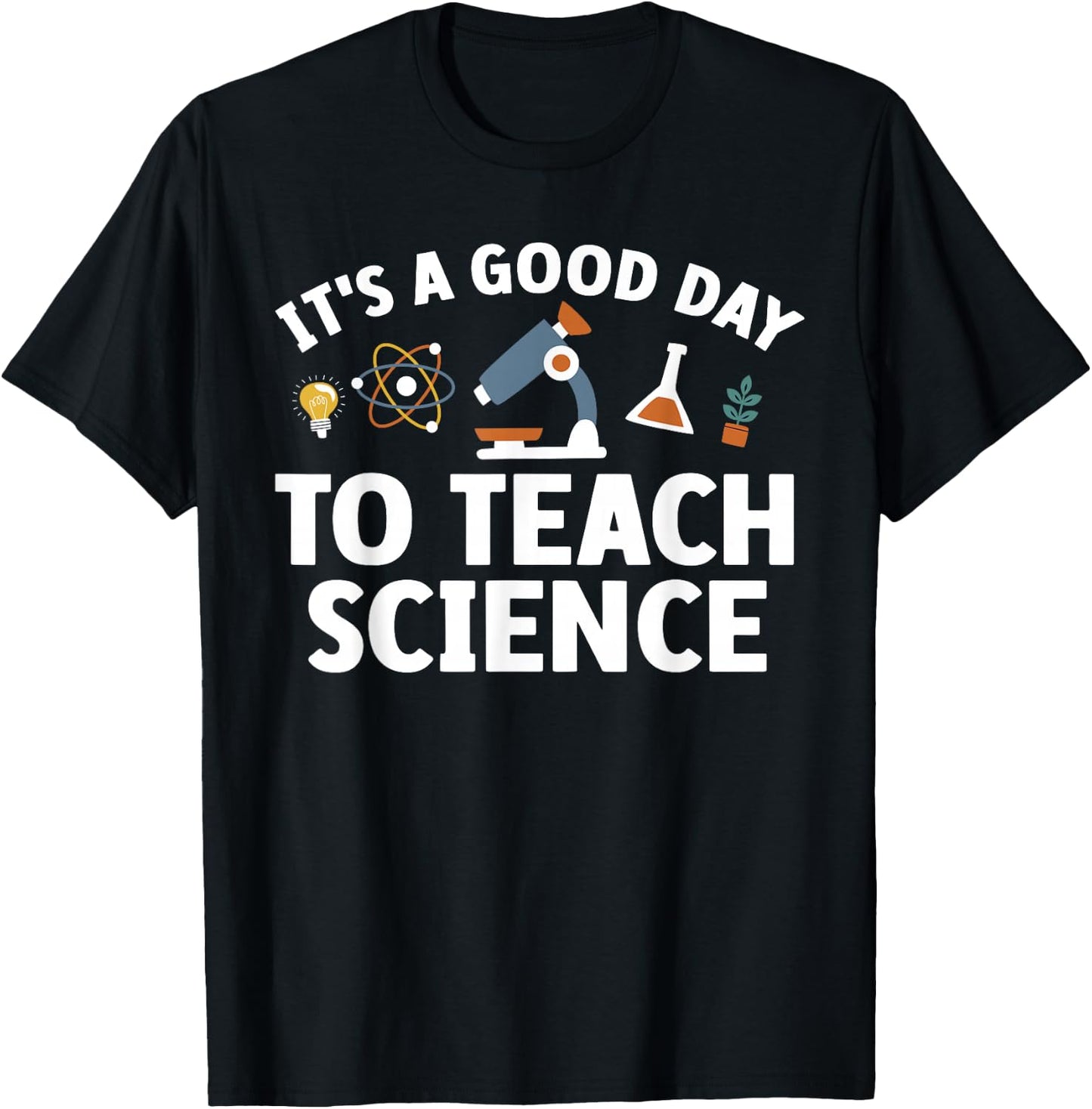 Funny Science Teacher Art Women Nerd Physics Teacher T-Shirt - T-Shirt | Black