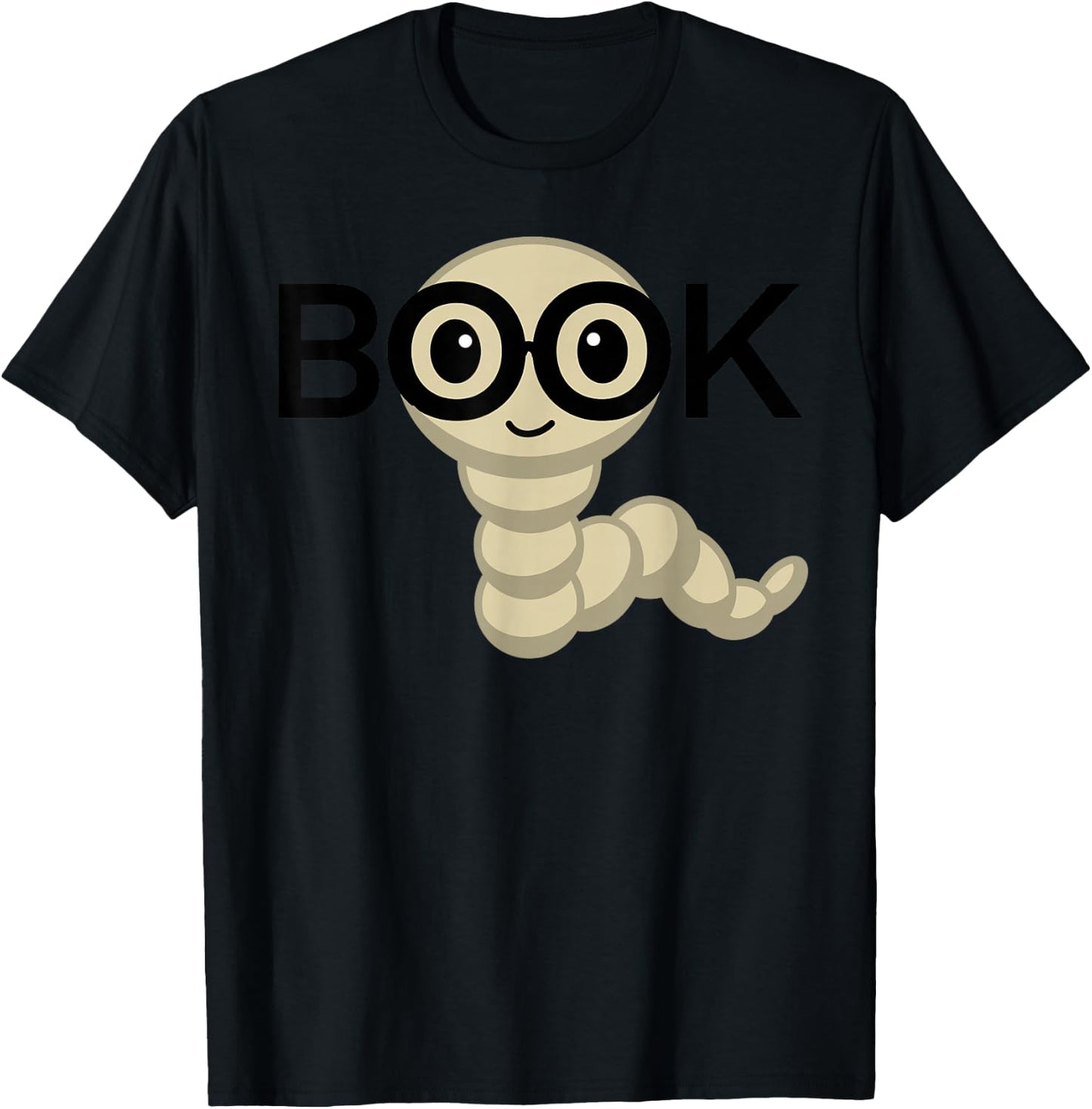 Book Worm Reading T-Shirt - T-Shirt | Black