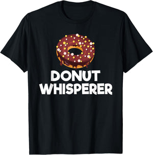 Donut Whisperer Snack Donut T-Shirt - T-Shirt | Black