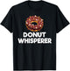 Donut Whisperer Snack Donut T-Shirt - T-Shirt | Black