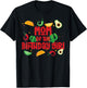 Mom Taco Twosday Fiesta Taco Birthday Theme Girl 2yr T-Shirt - T-Shirt | Black