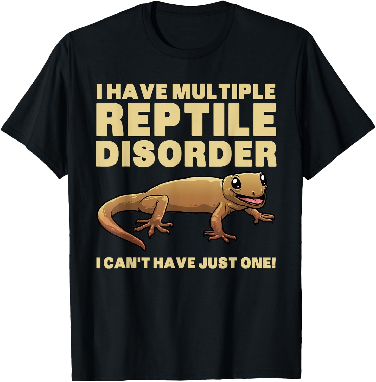 Funny Reptile Women Bearded Dragon Crested Gecko Pet T-Shirt - T-Shirt | Black
