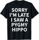 Pygmy Hippo Apparel - Funny Great Hippos Lover Design T-Shirt - T-Shirt | Black