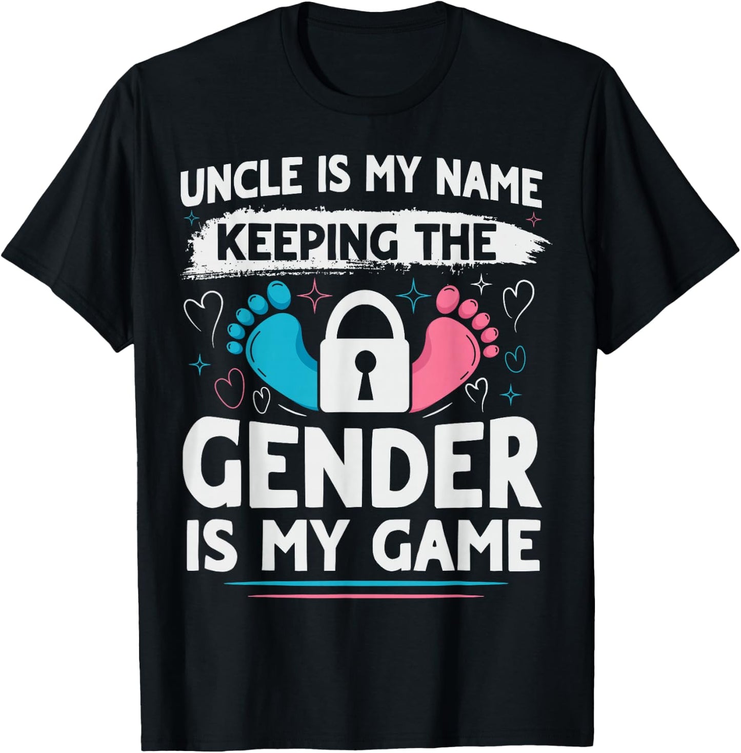 Keeper of the Gender Design for a Keeper of the Gender Uncle T-Shirt - T-Shirt | Black