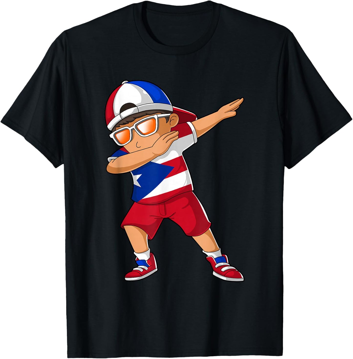 Puerto Rican Boy Puerto Rico Kid Patriotism Roots Heritage T-Shirt - T-Shirt | Black