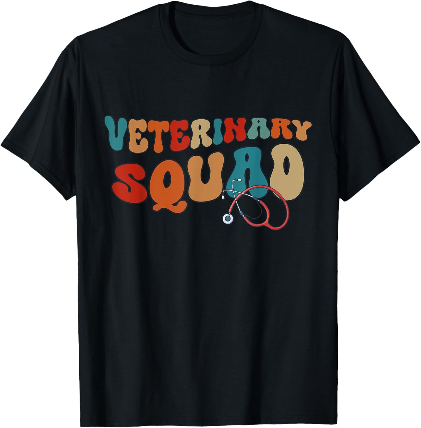 Veterinary Squad Design Veterinary Medicine Assistant T-Shirt - T-Shirt | Black