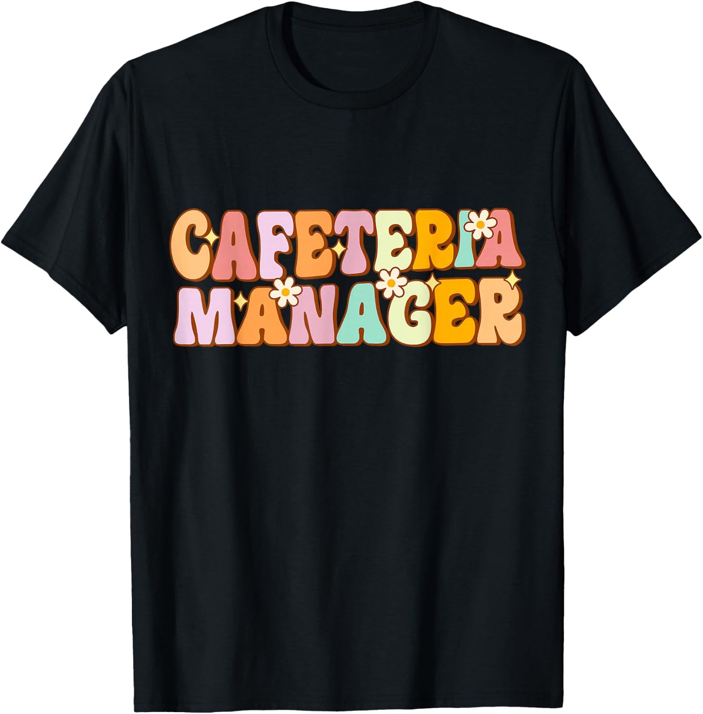 Cafeteria Manager Squad Crew School Support Team Matching T-Shirt - T-Shirt | Black