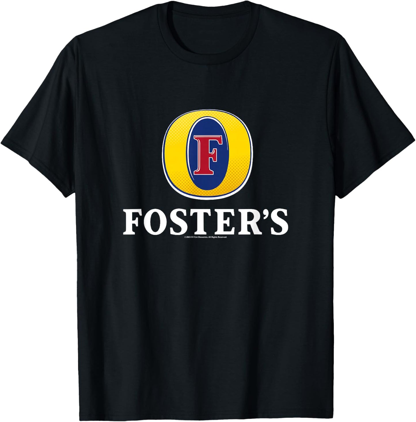 Coors Brewing Company Foster's Australian Beer Classic Logo T-Shirt - T-Shirt | Black
