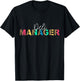 Cute Deli Manager Leopard T-Shirt - T-Shirt | Black