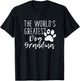 The World's Greatest Dog Grandma - Cute Dog Owner T-Shirt - T-Shirt | Black