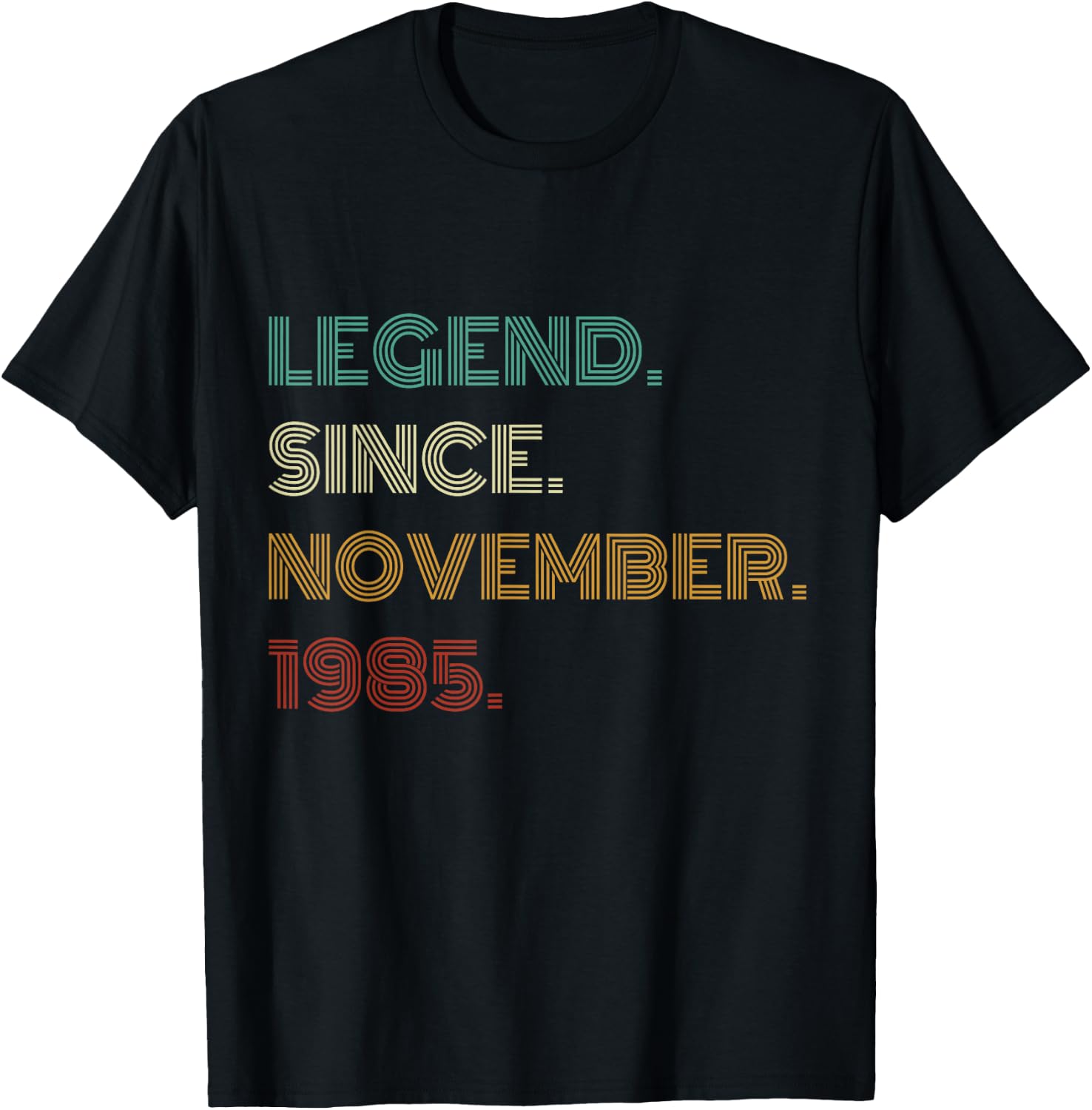 40 Years Old Legend Since November 1985 40th Birthday T-Shirt - T-Shirt | Black